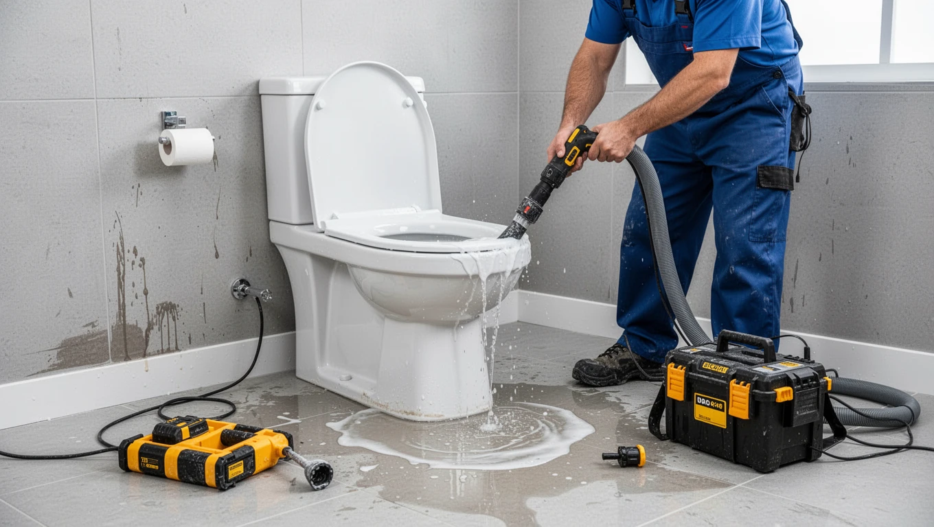 Toilet Overflow Cleanup